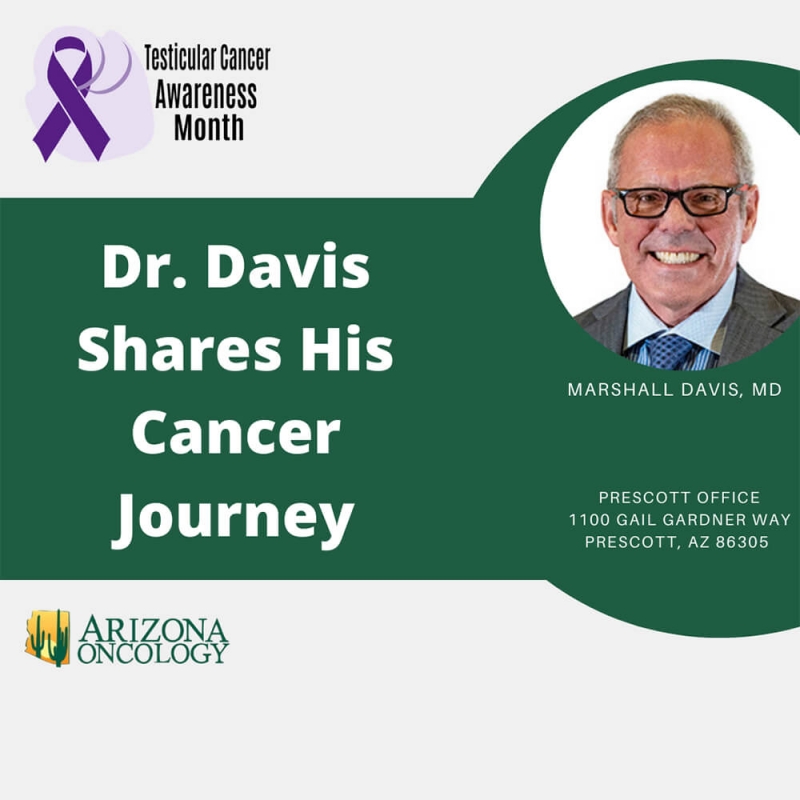 One of Our Own, Dr. Marshall Davis, shares his journey with testicular cancer