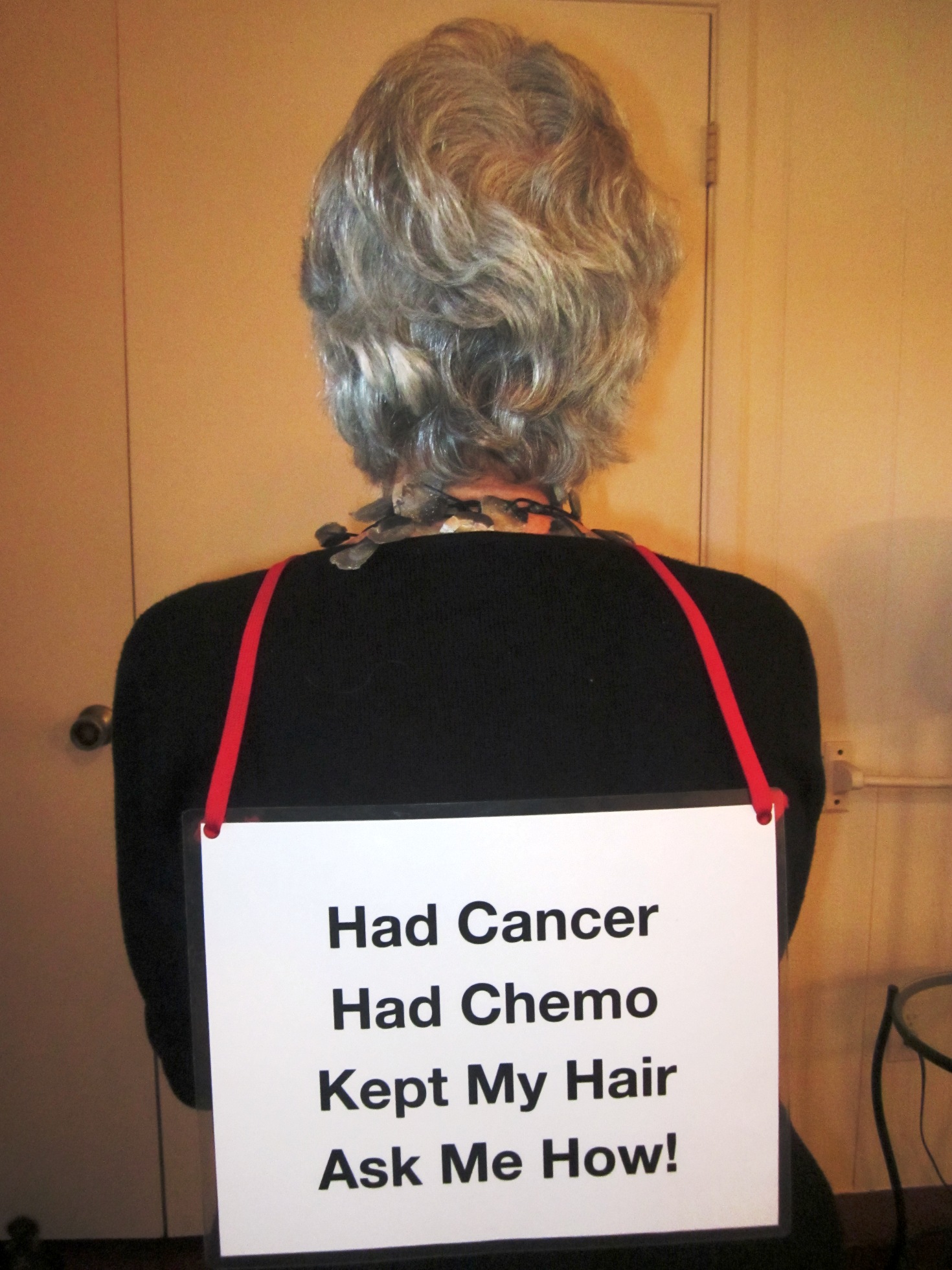 Had cancer, had chemo, kept my hair, ask me how!
